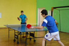 • Юнакі і ветэраны на адной пляцоўцы: у Брагіне прайшлі адкрытыя спаборніцтвы па настольным тэнісе